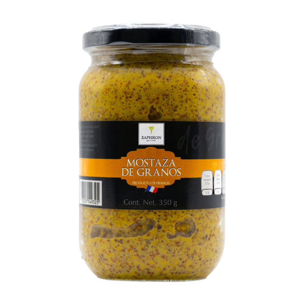 MOSTAZA DIJON GRANO 350 G / 12